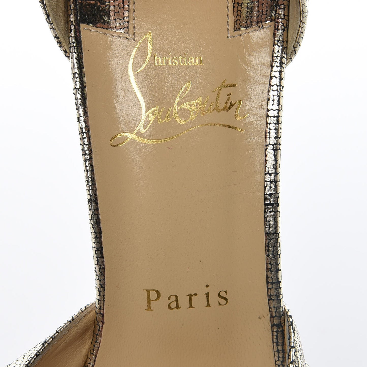 Metallic Nappa Marchavekel Knot Sandals 37.5 Gold
