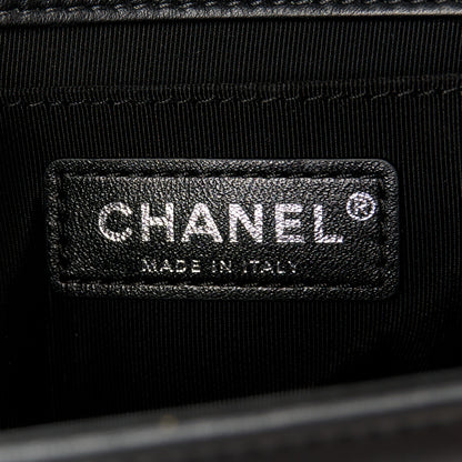 Chanel Calfskin Quilted Medium Boy Flap Black 6 of 11