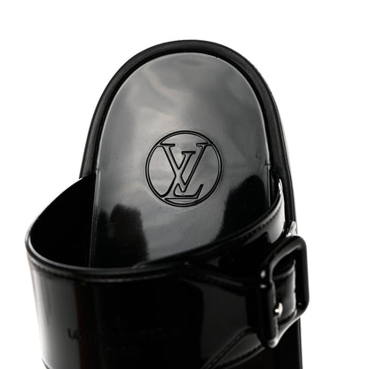 Louis Vuitton Monogram Sunbath Flat Mule Sandals 36 Black 5 of 8