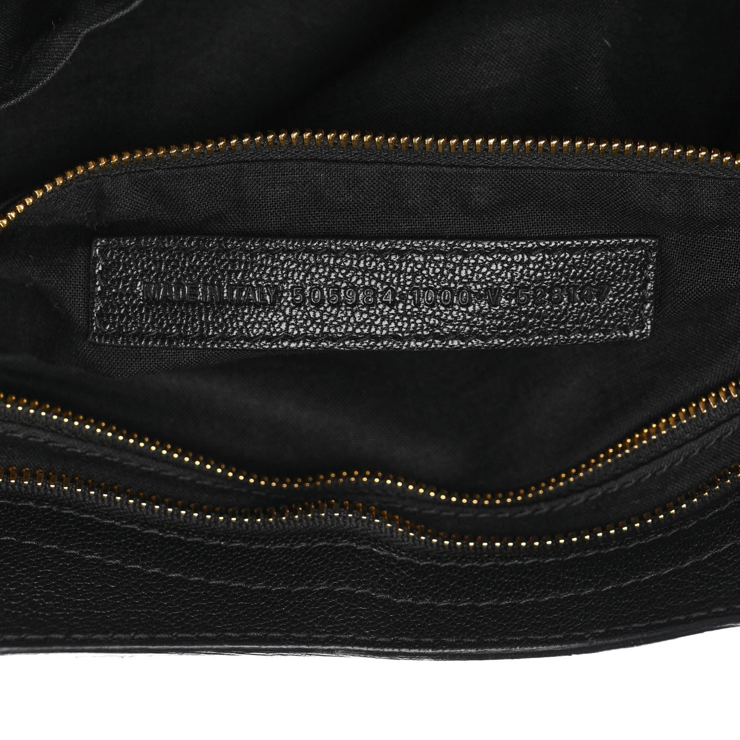 Balenciaga Chevre Gold Metallic Edge Hardware City Black 7 of 9