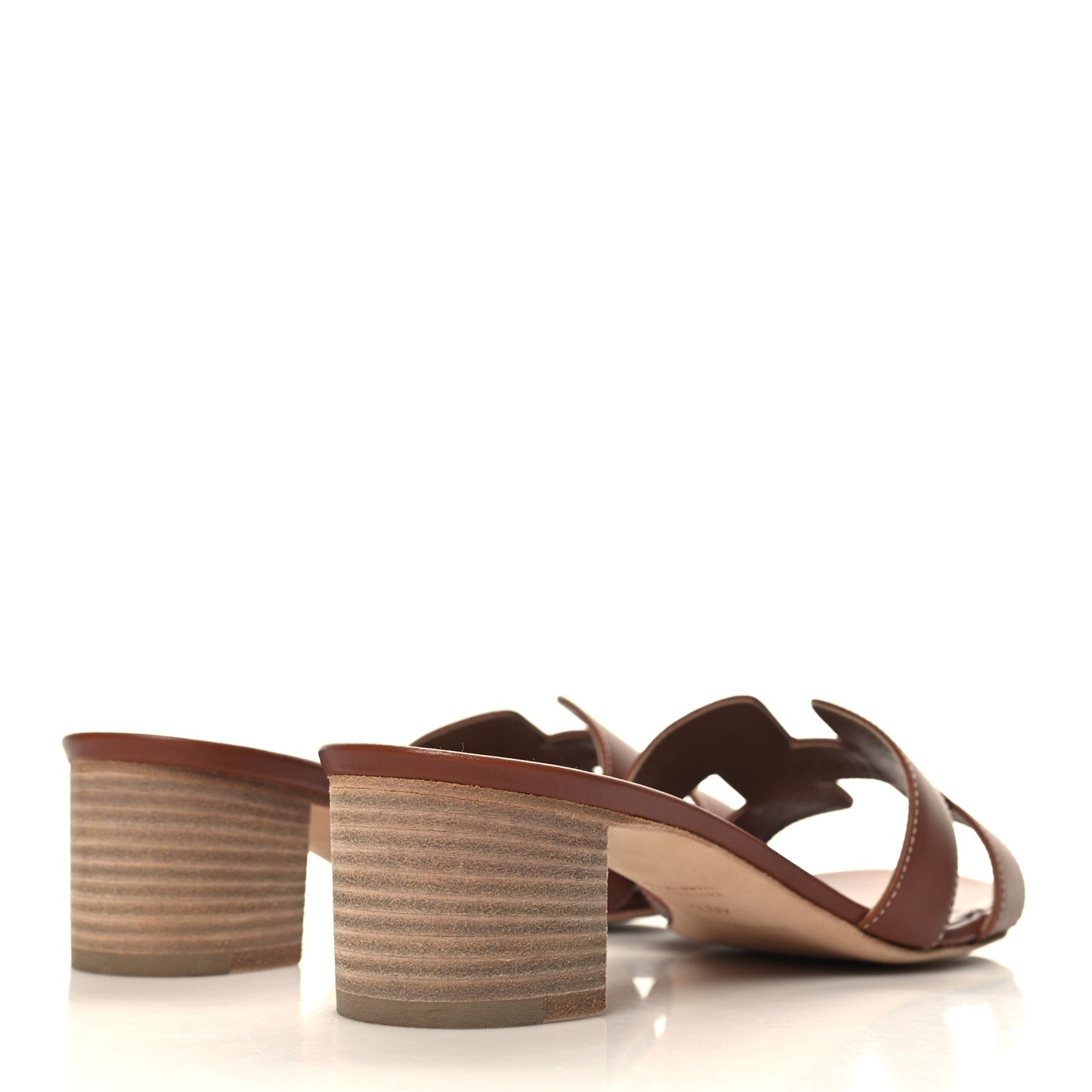 Calfskin Oasis Sandals 40.5 Gold