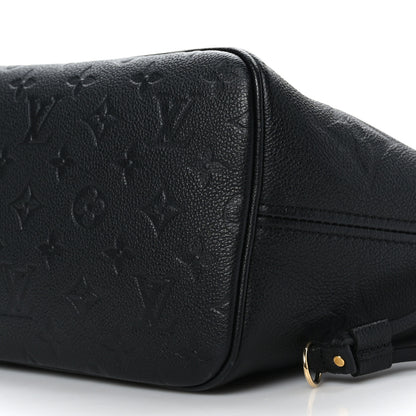 Louis Vuitton Empreinte Monogram Giant Neverfull MM Black 8 of 8