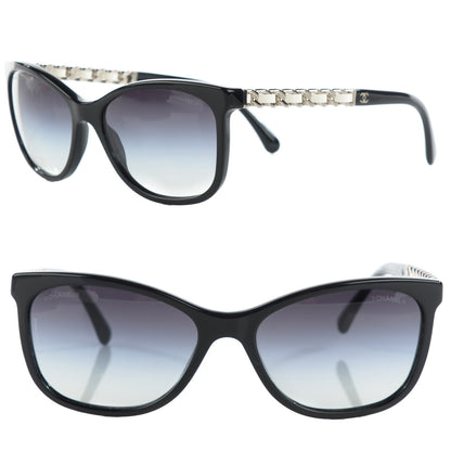 Chanel Cat Eye Chain Sunglasses 5260-Q Black 1 of 6