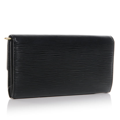 Louis Vuitton Epi Sarah Wallet Black 3 of 6