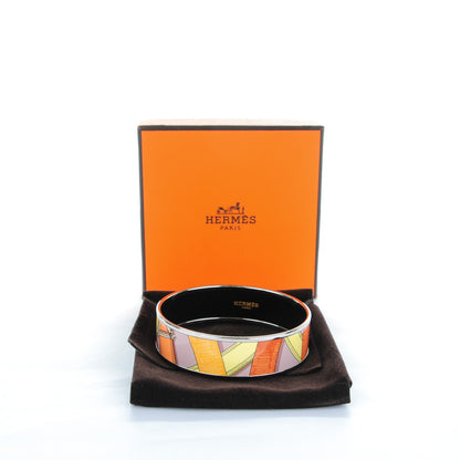 Hermes Enamel Printed Wide Cavalcadour Bracelet 65 5 of 5