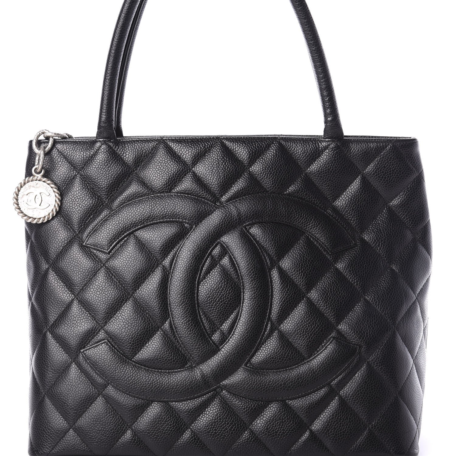 Chanel Caviar Quilted Medallion Tote Black 11 of 11