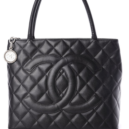 Chanel Caviar Quilted Medallion Tote Black 11 of 11