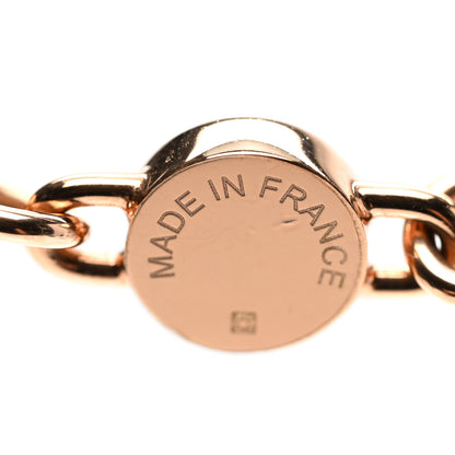 Hermes Swift Rose Gold Charniere Pendant Necklace Nata 5 of 6