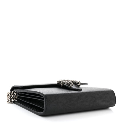 Gucci Calfskin Mini Dionysus Chain Wallet Black 4 of 13