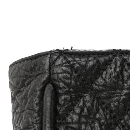 Chanel Distressed Lambskin Vintage Ligne Lady Braid Tote Black 11 of 11