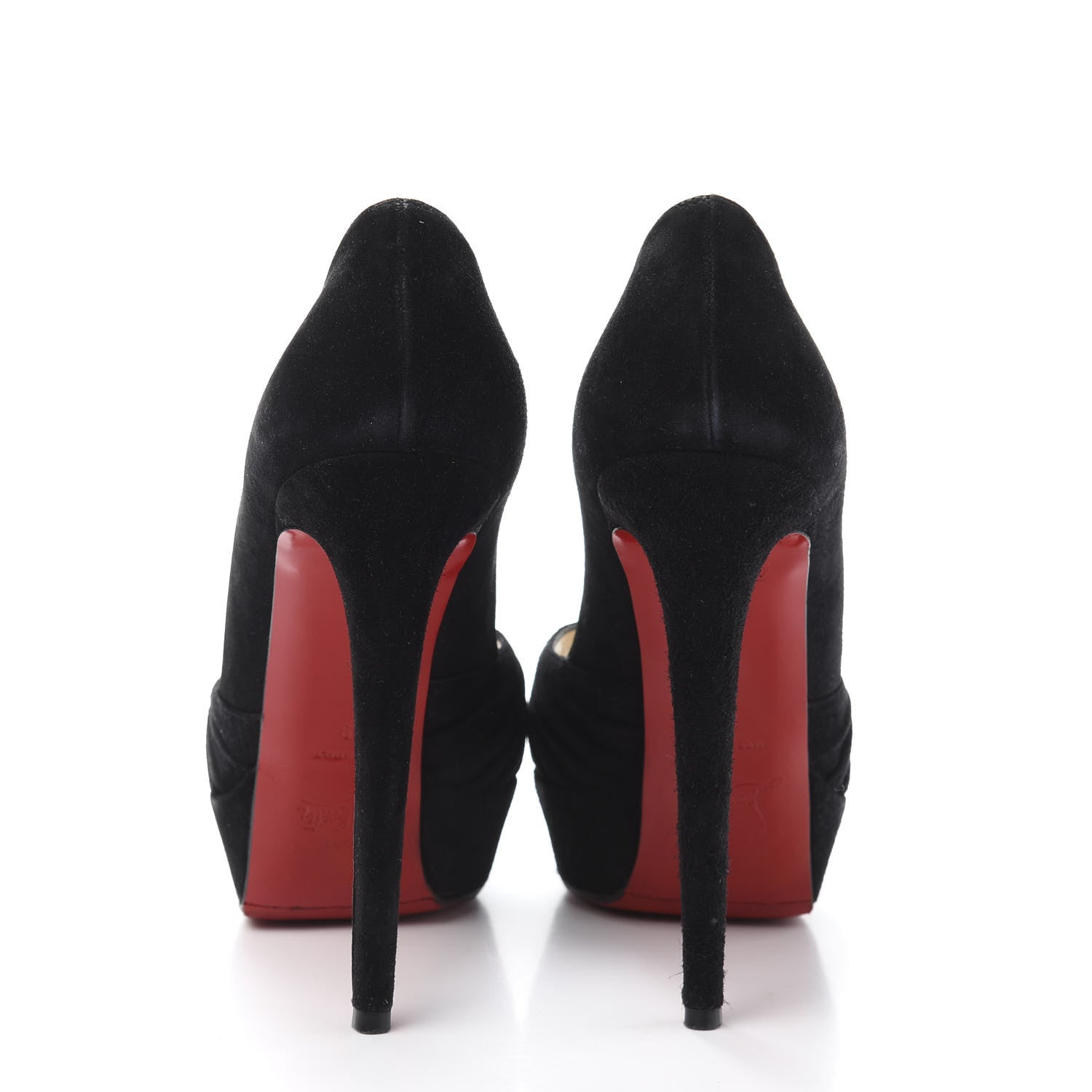 Christian Louboutin Suede Greissimo 140 Pumps 39 Black 5 of 14