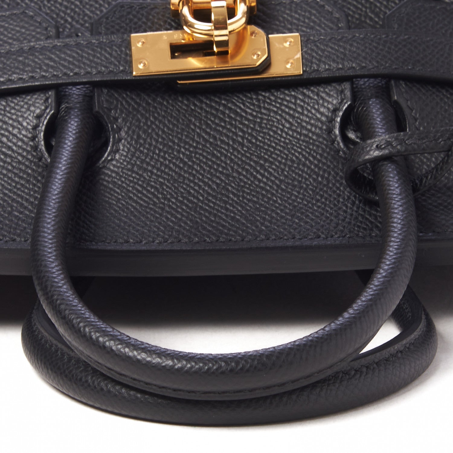 Hermes Madame Calfskin Birkin Sellier 25 Black 11 of 31