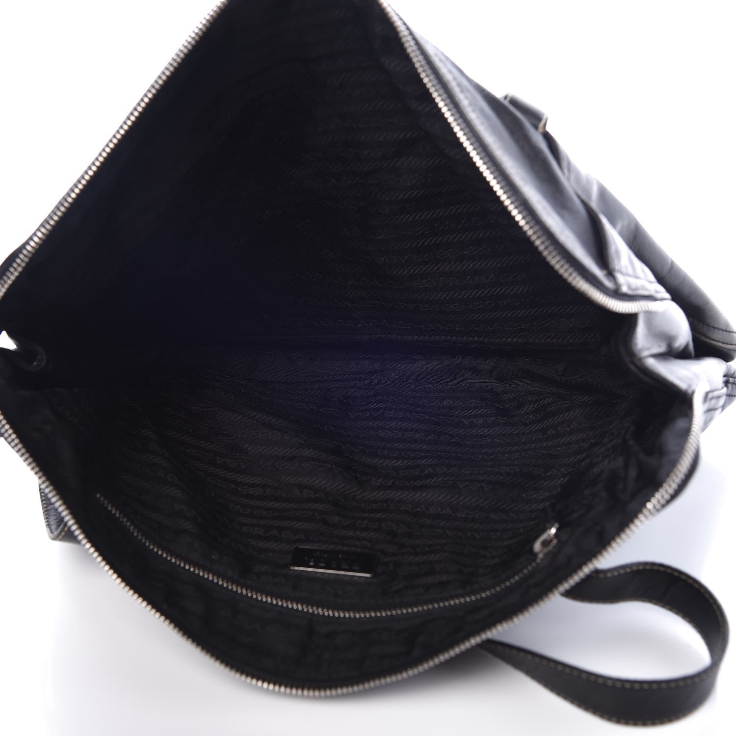 Prada Soft Calfskin Satchel Black 5 of 14