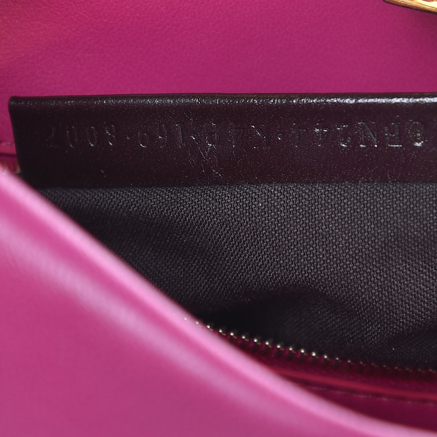 Nappa Mini Peekaboo Iconic Satchel Magenta