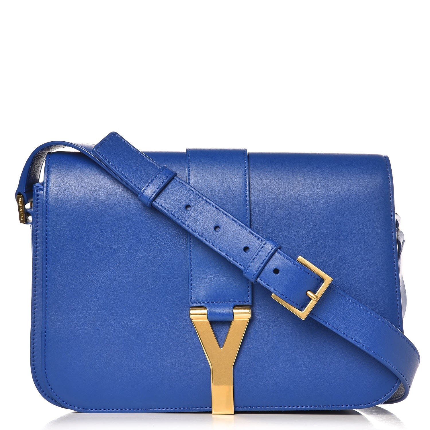 Saint Laurent Calfskin Classic Y Satchel Royal Blue 1 of 18