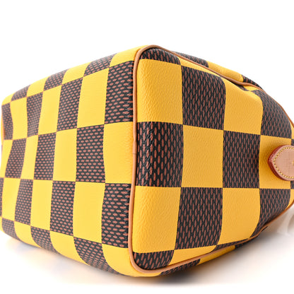 Louis Vuitton Damier Pop Speedy Bandouliere 25 Jaune Mat 9 of 9