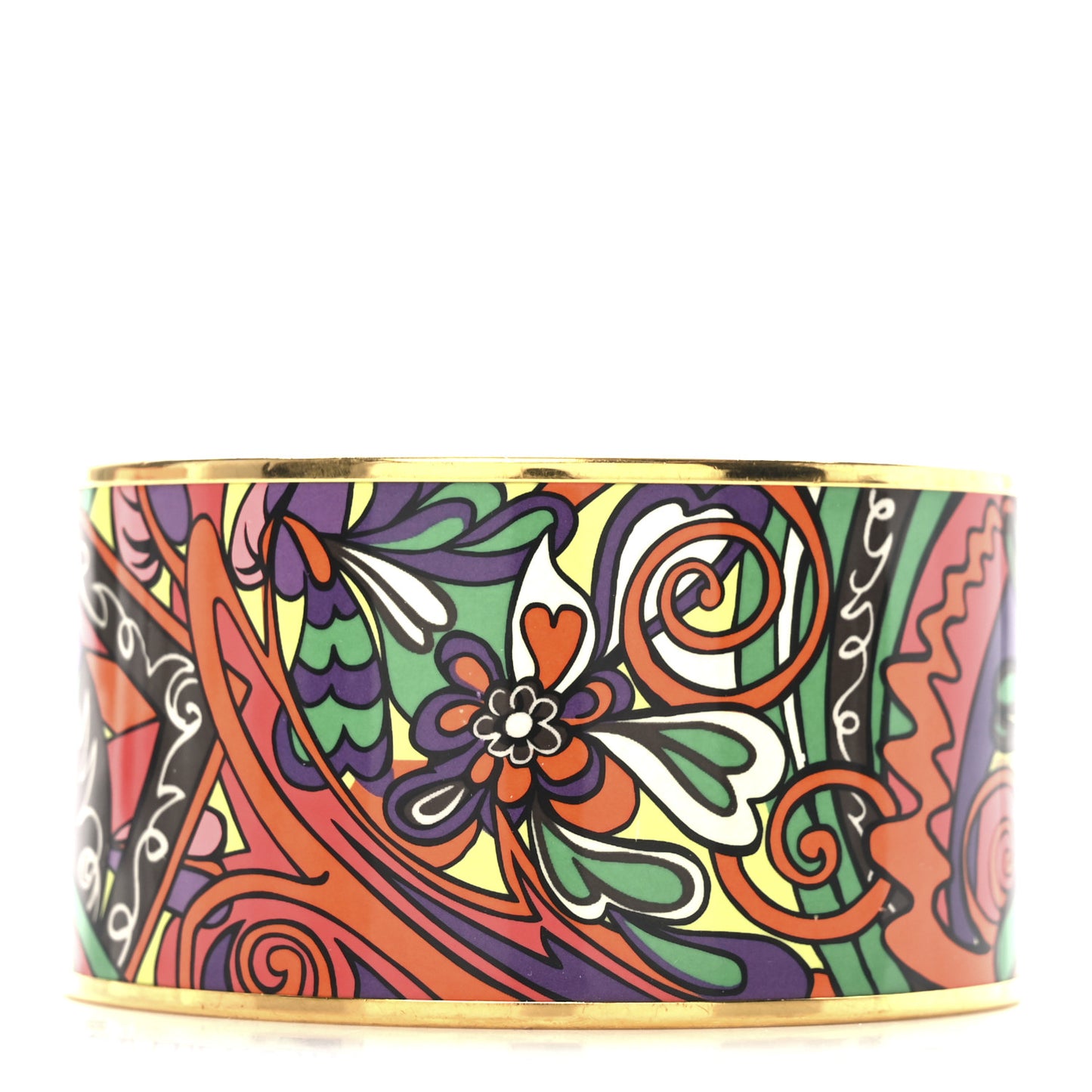 Enamel Printed Extra Wide L'Ivresse De L'Infini Bracelet 70