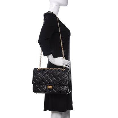 Chanel Aged Calfskin Quilted 2.55 Reissue 227 Flap Black 2 of 10