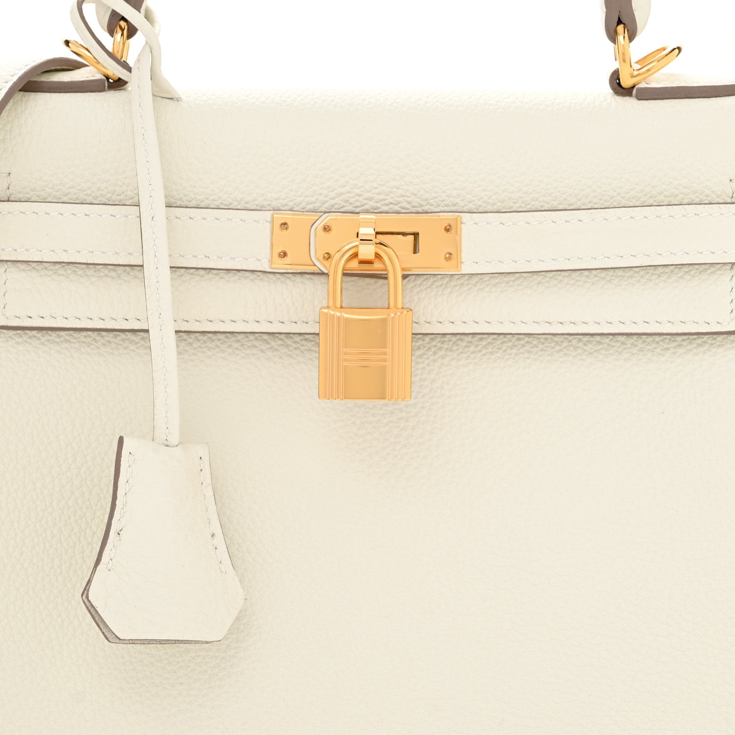Hermes Togo Kelly Retourne 25 Mushroom 8 of 11