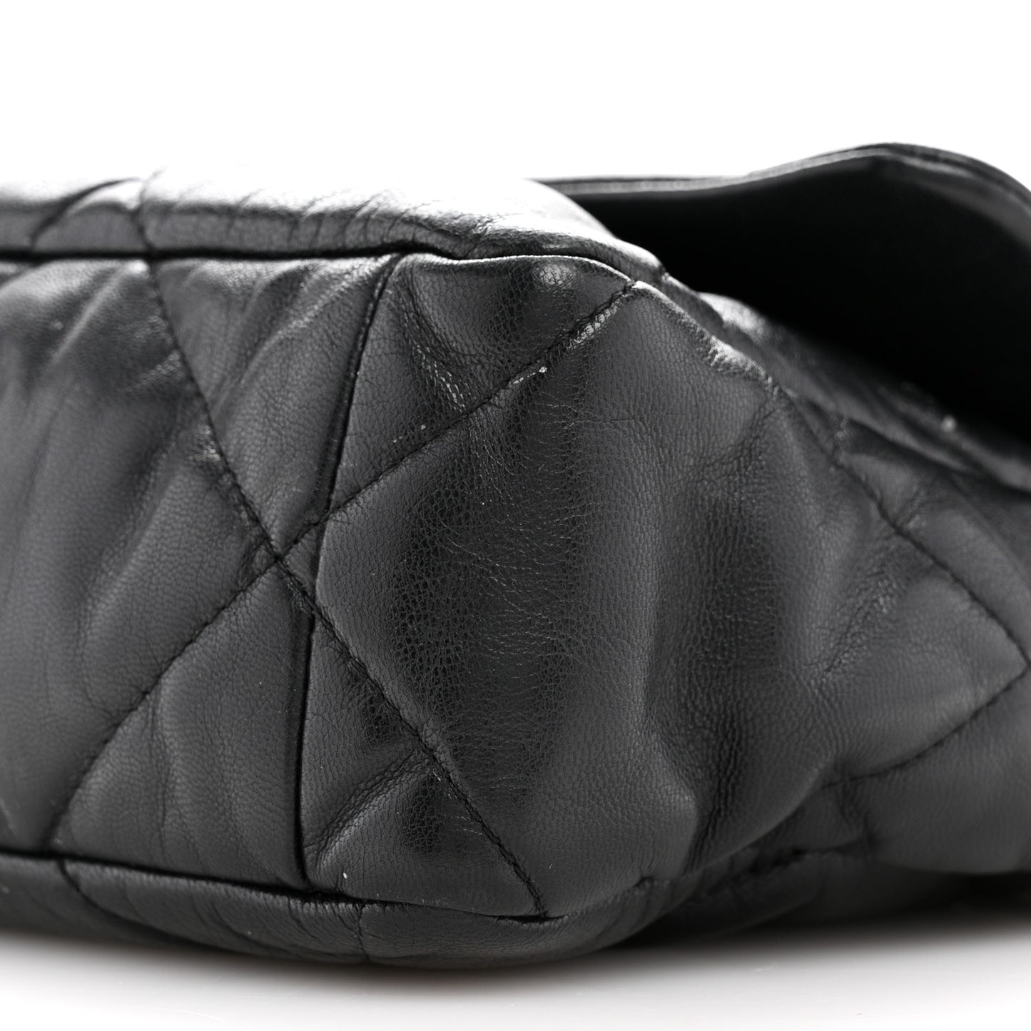 Lambskin Quilted Large Chanel 19 Flap Black