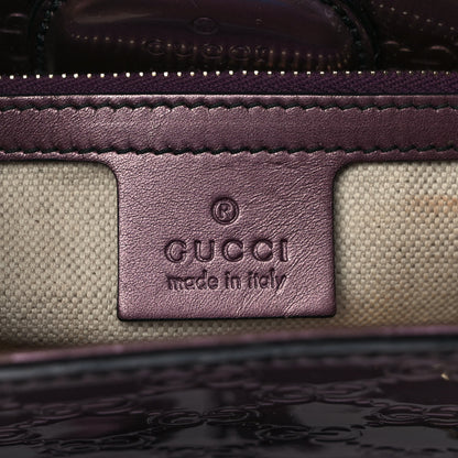 Gucci Shine Guccissima Large Emily Chain Shoulder Bag Plum 6 of 11