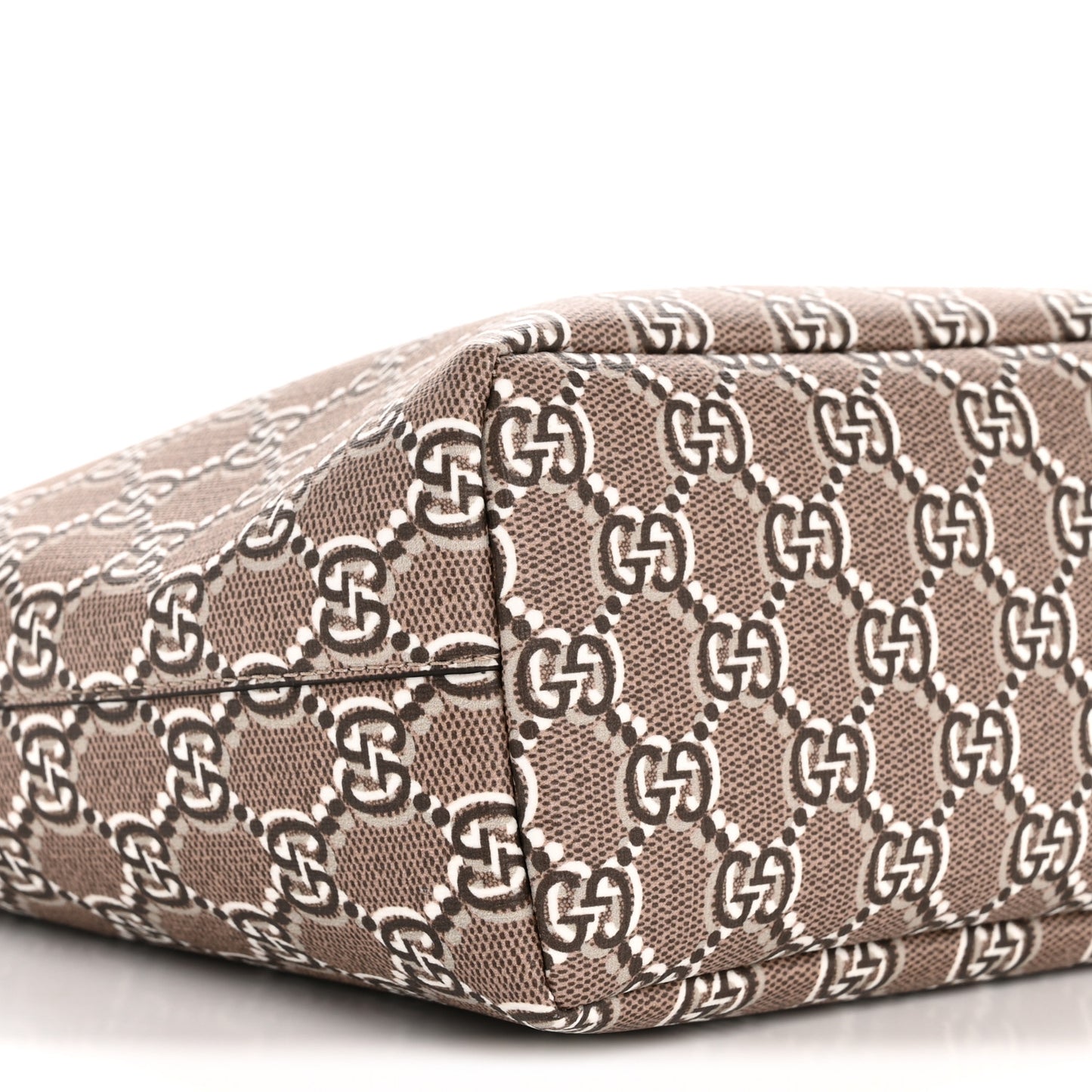 GG Shadow Monogram Super Mini Ophidia Shoulder Bag Taupe