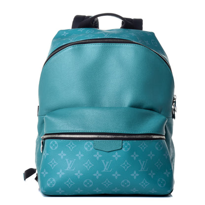 Louis Vuitton Taiga Monogram Discovery Backpack PM Turquoise 1 of 8
