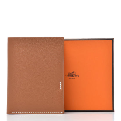 Hermes Evercolor Lizard Citadelle Touch Wallet Gold Ombre 9 of 9