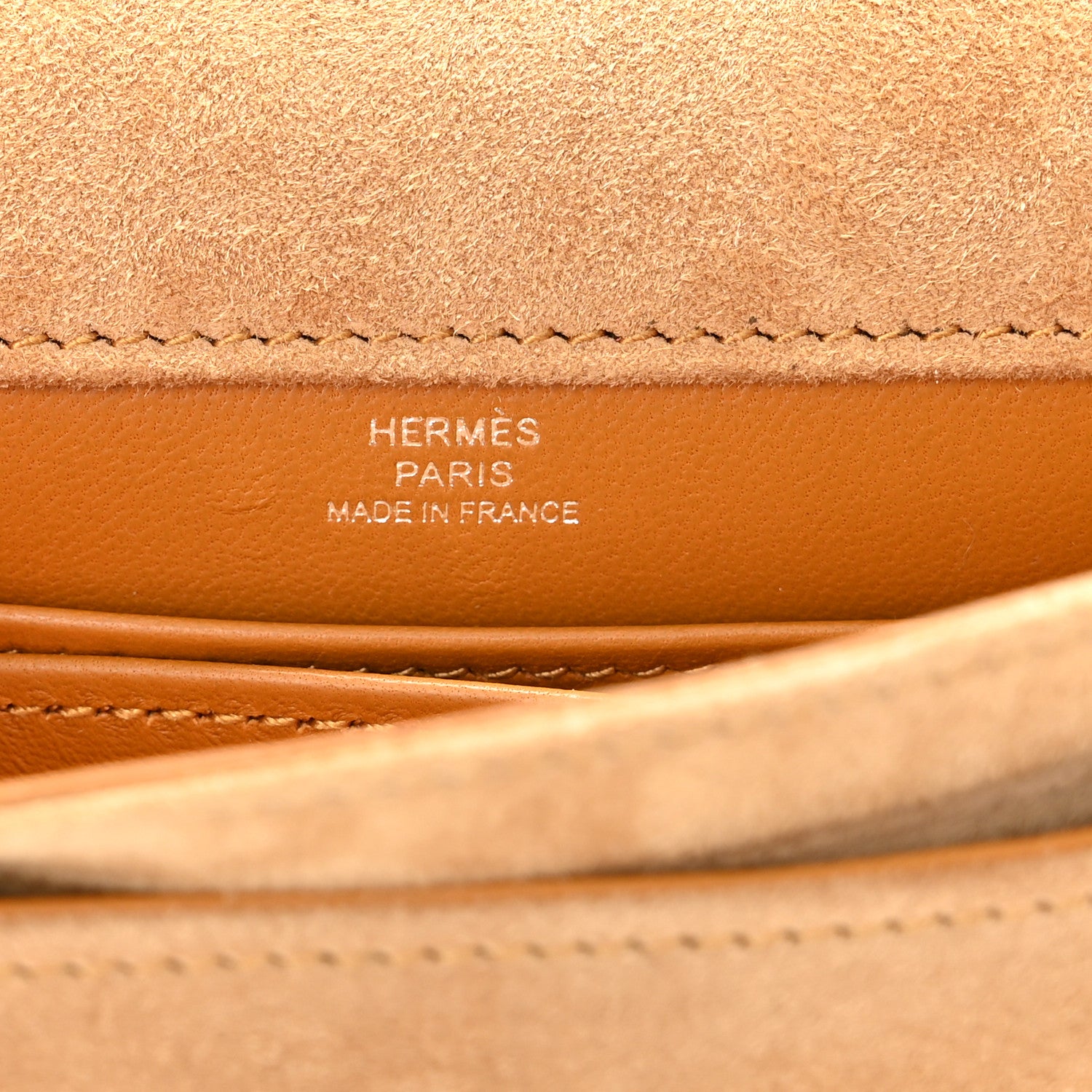 Hermes Veau Doblis Mini Verrou Chaine Bag Ocre 5 of 9