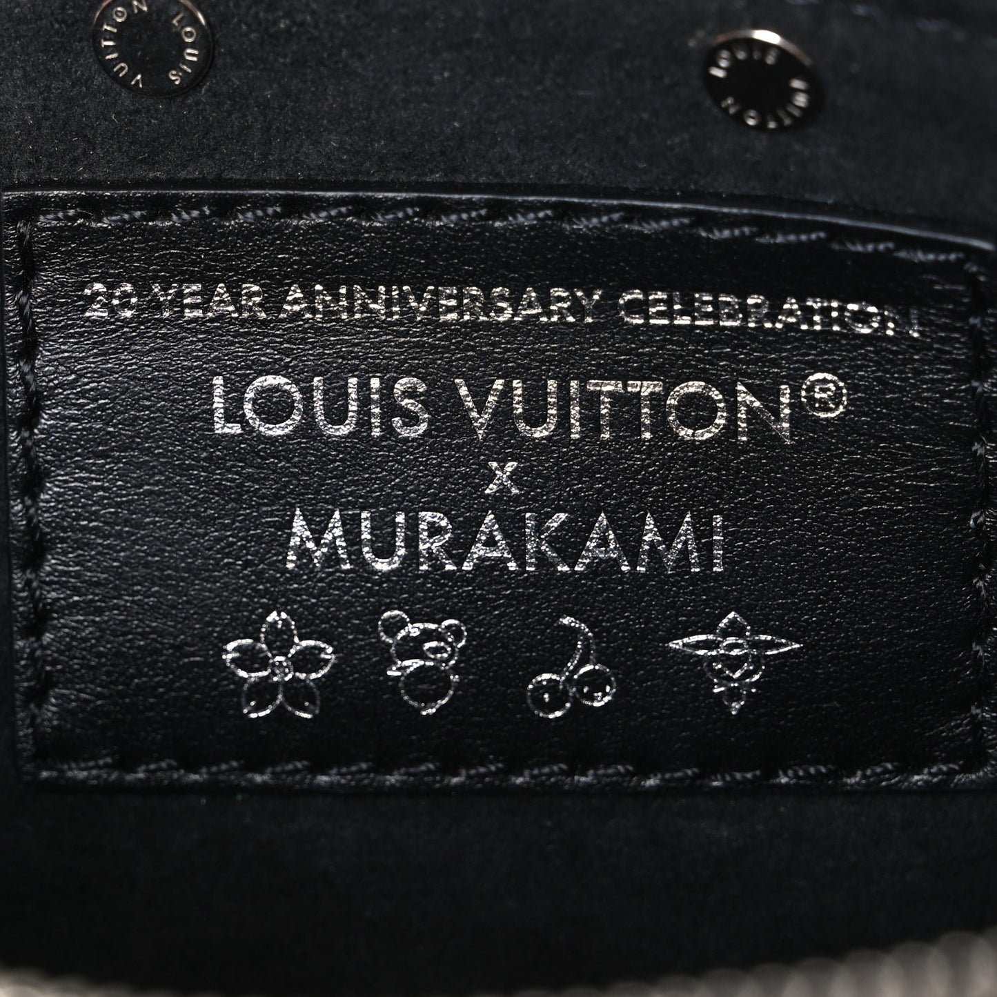 LV X TM Monogram Multicolor Pochette Accessories Black