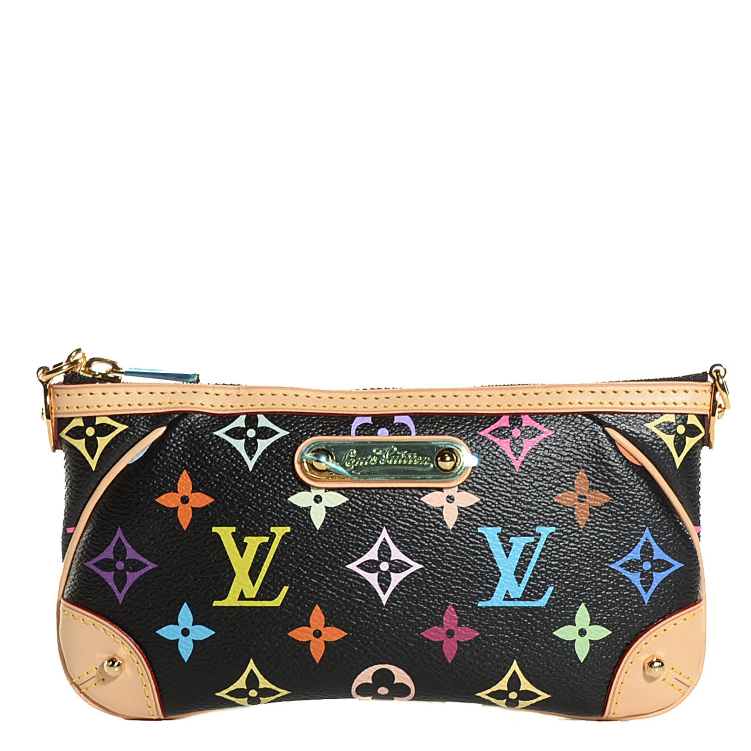 Louis Vuitton Monogram Multicolor Pochette Milla MM Black 1 of 7