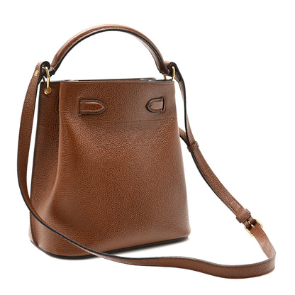 Mulberry Grained Calfskin Islington Bucket Bag Oak 3 of 9