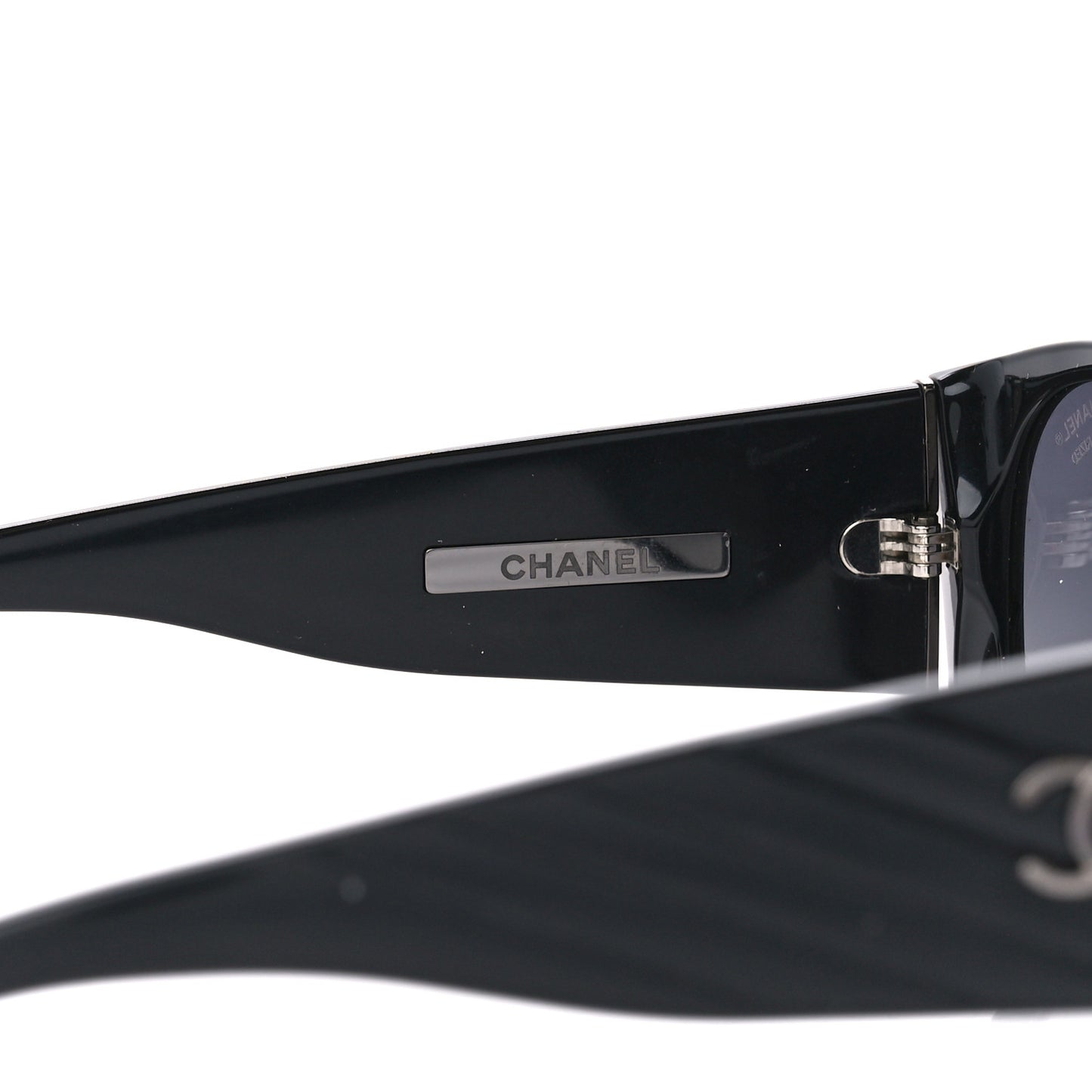 Acetate Polarized Oval Sunglasses 5411-A Black
