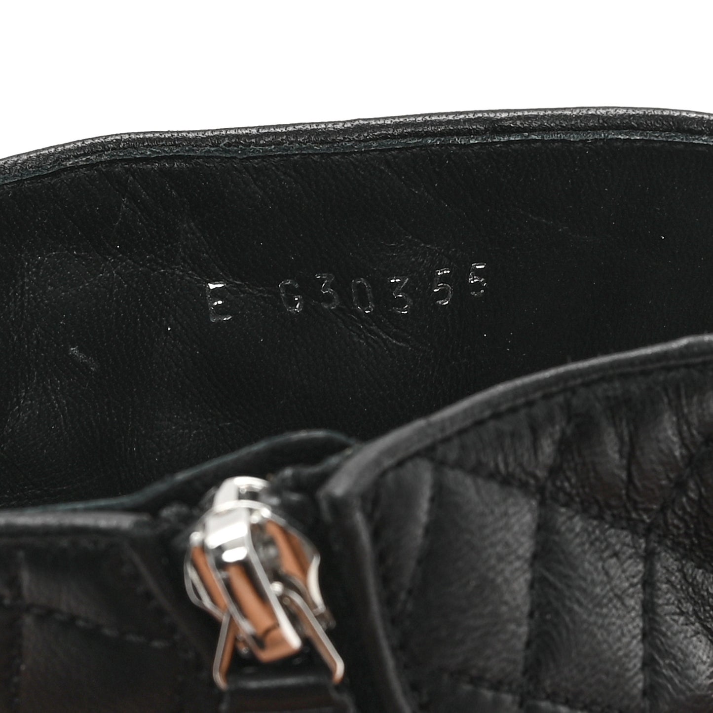 Lambskin Quilted Cap Toe CC Booties 41 Black