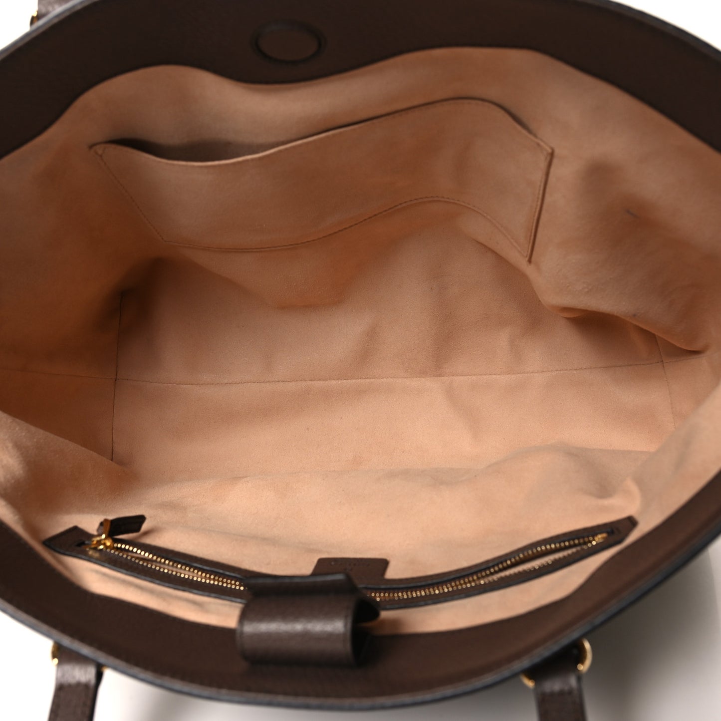 GG Supreme Monogram Medium Ophidia Shopping Tote Brown