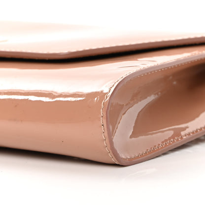 Christian Louboutin Patent Vero Dodat Clutch Nude 9 of 16