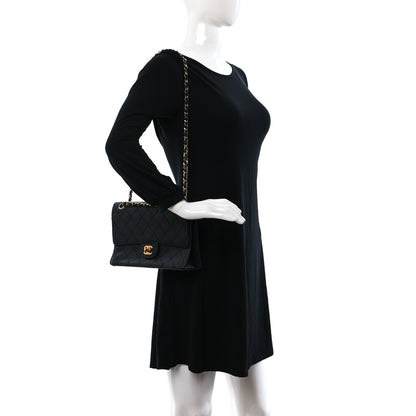 Chanel Caviar Quilted Medium Single Flap Black 2 of 11