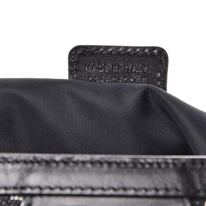 Christian Dior Denim Calfskin Monogram Tote Black 7 of 12
