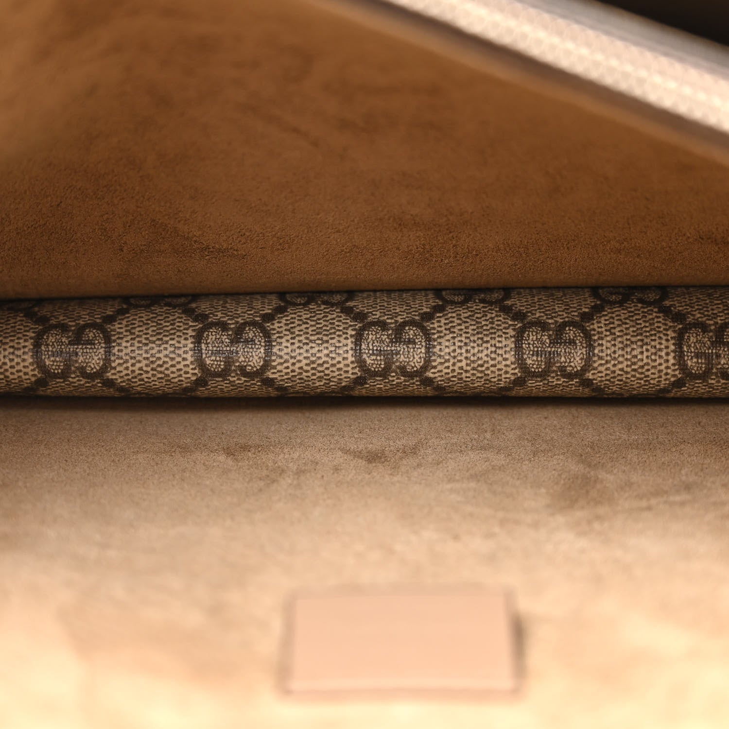 Gucci GG Supreme Monogram Small Dionysus Shoulder Bag Taupe 6 of 13