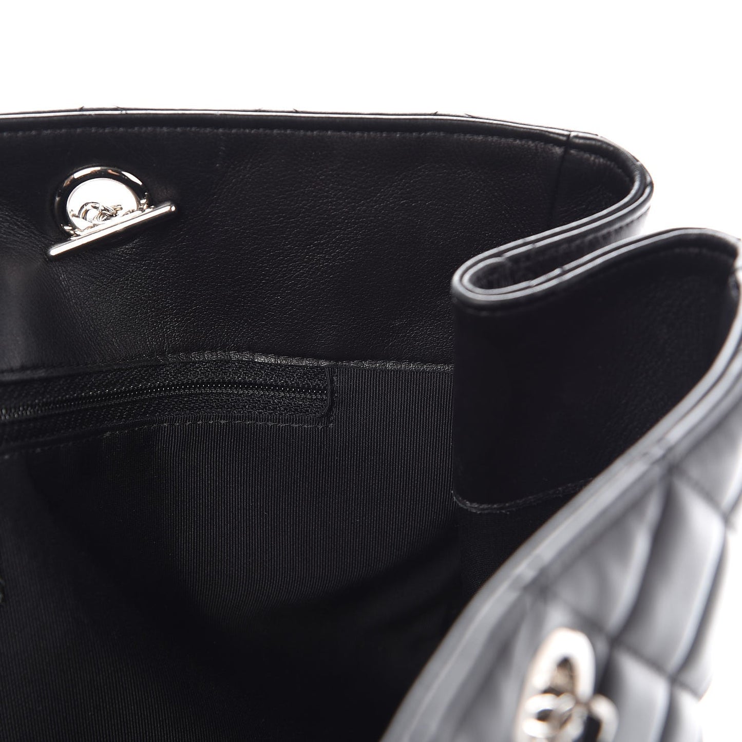 Calfskin Quilted Timeless Tote Black
