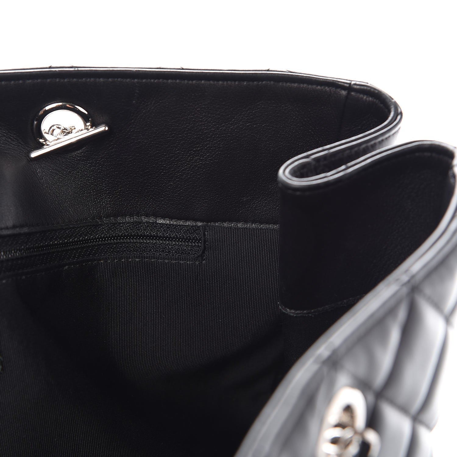 Chanel Calfskin Quilted Timeless Tote Black 8 of 12