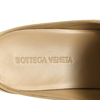Bottega Veneta Soft Vinyl Calfskin Monsieur Loafers 39.5 Cane Sugar 8 of 9