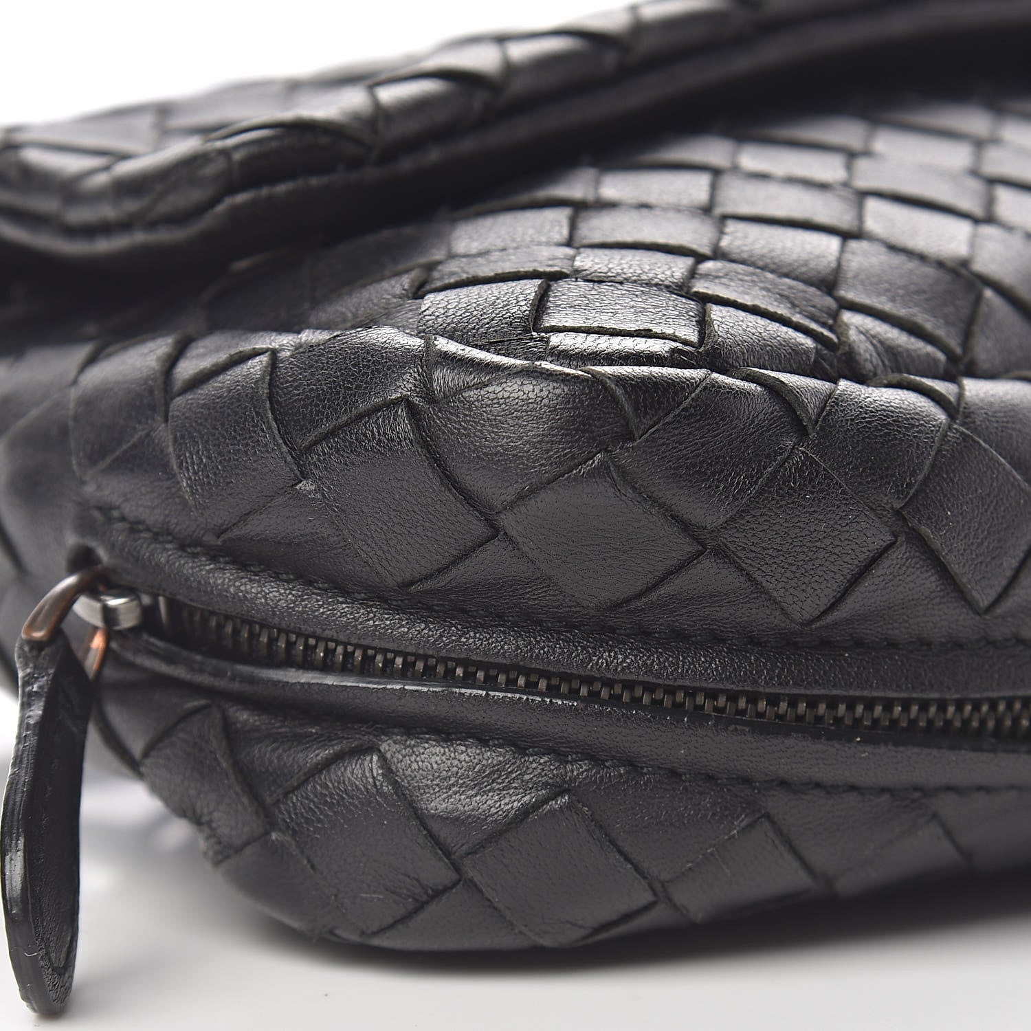 Bottega Veneta Nappa Intrecciato Small Chain Crossbody Black 9 of 10
