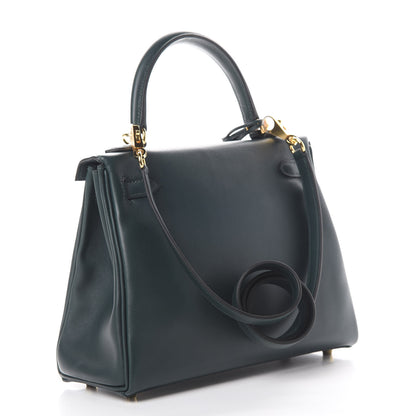 Hermes Swift Kelly Retourne 25 Vert Cypress 2 of 11