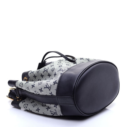 Louis Vuitton Mini Monogram Noelie Blue 4 of 10