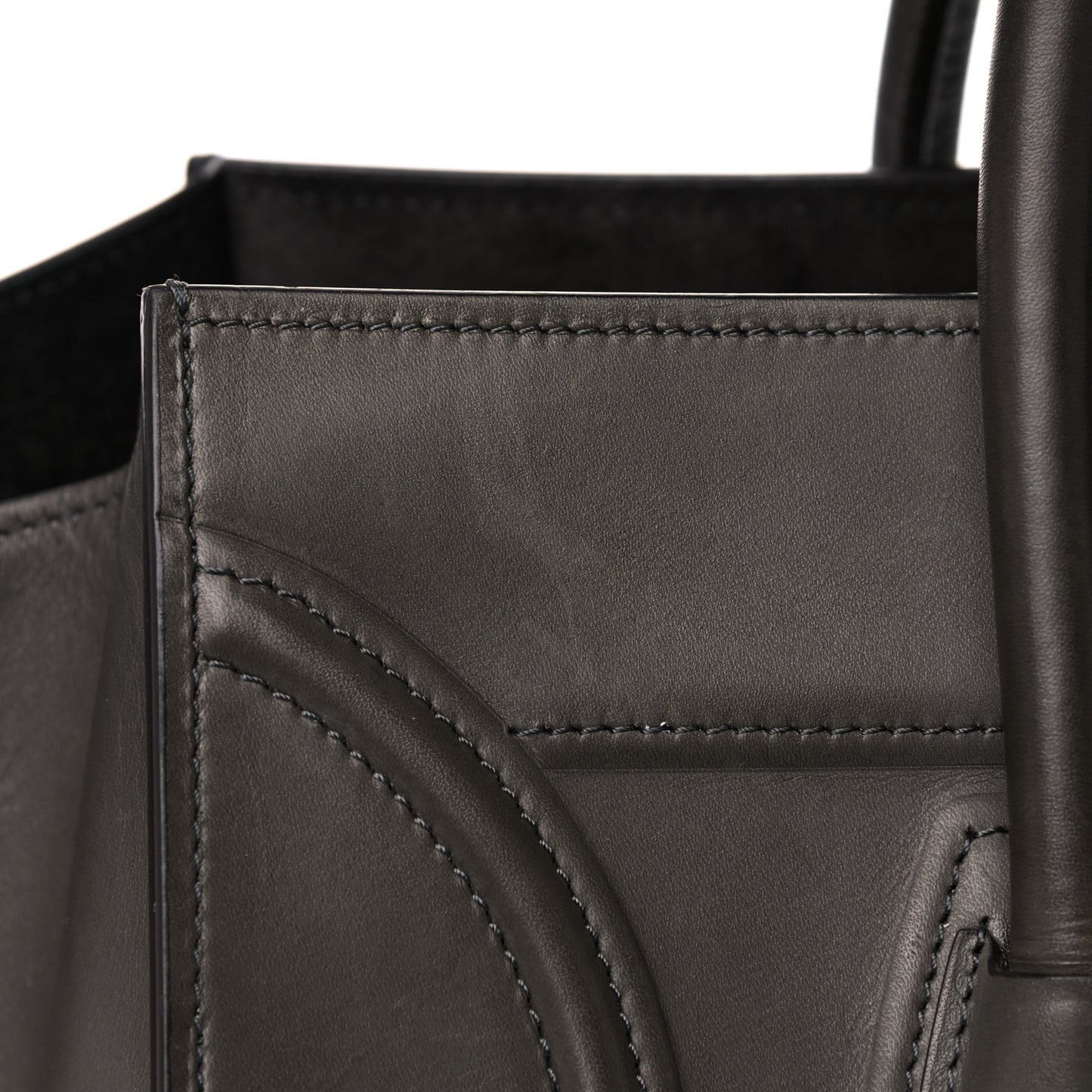 Smooth Calfskin Medium Phantom Luggage Grey