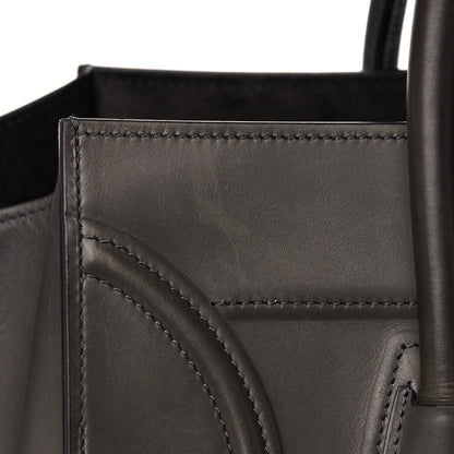 Celine Smooth Calfskin Medium Phantom Luggage Grey 15 of 26