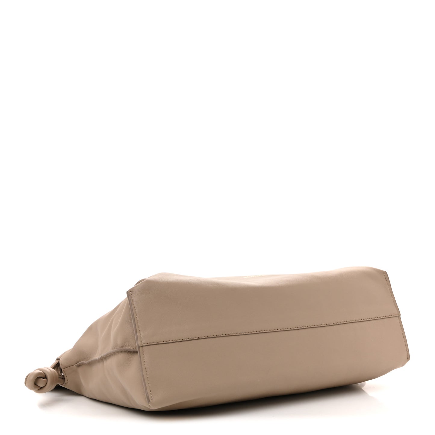 Calfskin Large Flamenco Knot Bag Sand