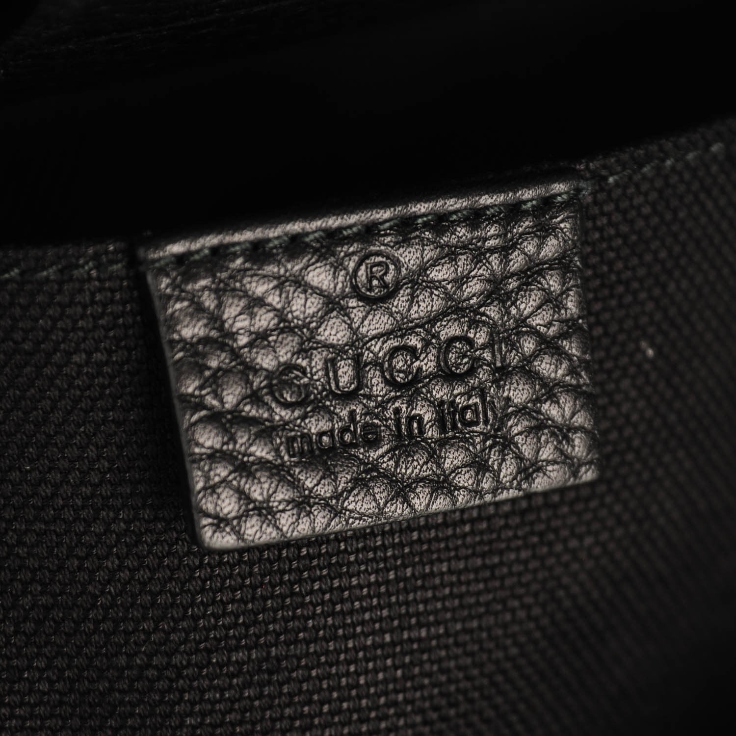 Gucci Cellarius Calfskin Mini Bamboo Shopper Tote Black 6 of 7