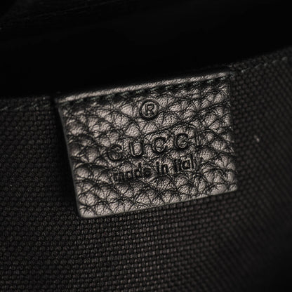 Gucci Cellarius Calfskin Mini Bamboo Shopper Tote Black 6 of 7